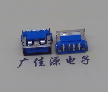 江苏usb2.0接口 AF短体10.0母座 卧式直边 连接器插座