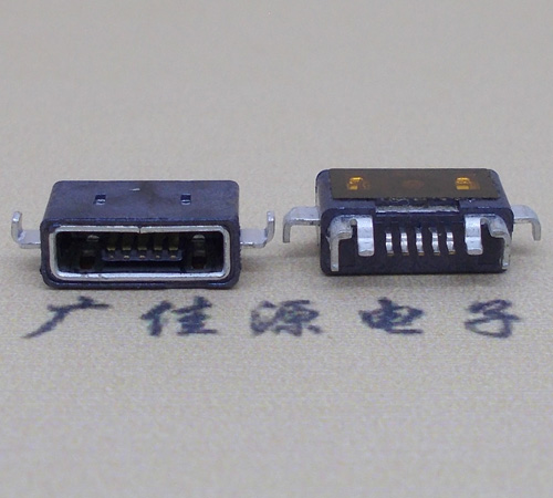 江苏MICRO USB防水AB型口母头3D图纸封装