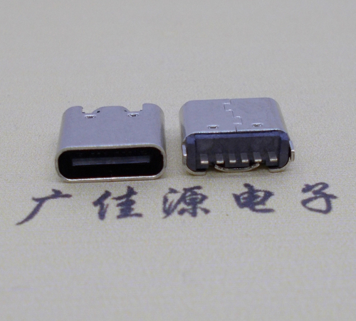 江苏立式插板usb type-c6p母座