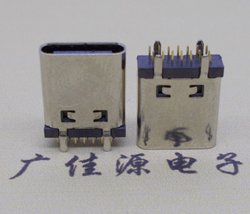 江苏立式直插usb type-c14p母座长L=10.0mm