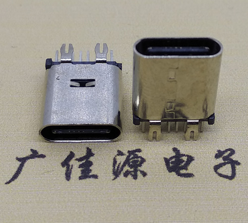 江苏直立式type-c14p母座接口 usb type-c连接器