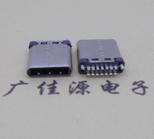 江苏type-c14p公头铆合有地线接口厚2.7mm