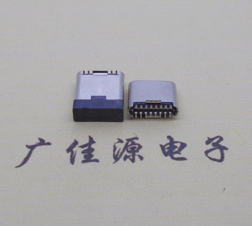 江苏立贴拉伸卷边type-c16p公头长7.2mm