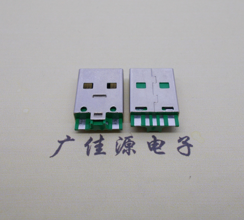 江苏usb5a公头.5p焊线带ic.大电流oppo闪充